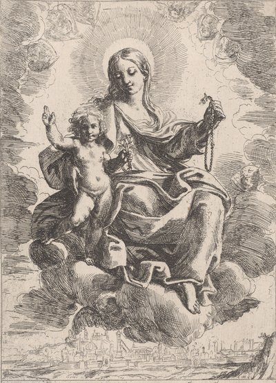 A rózsafüzér, 1645-84. alkotó: Domenico Maria Canuti