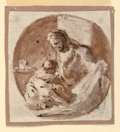 Madonna és gyermeke alkotó: Domenico Mondo