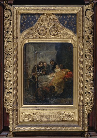 A püspök halála alkotó: Domenico Morelli