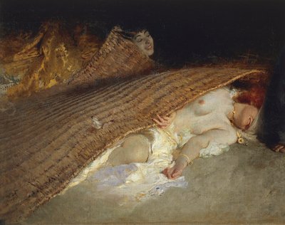 Szent Antal megkísértése, részlet alkotó: Domenico Morelli