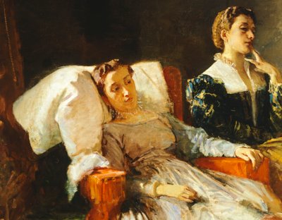 Torquato Tasso Felszabadított Jeruzsálemet olvas Eleonora d