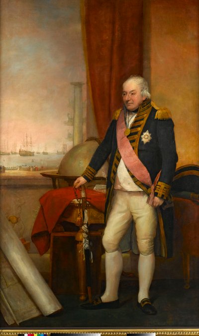 Sir John Jervis ellentengernagy alkotó: Domenico Pellegrini
