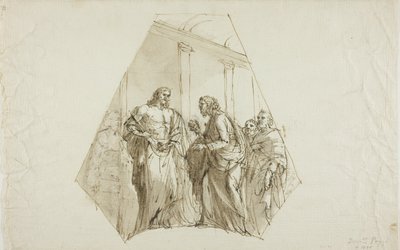 Doubting Thomas (Spandrel Design) alkotó: Domenico Pozzi