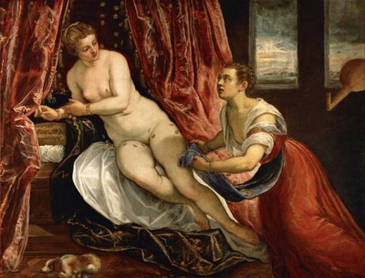 Danae, 1570 körül alkotó: Domenico Robusti Tintoretto