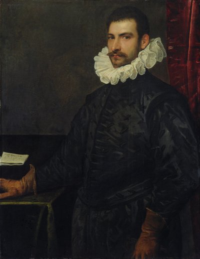 Egy fiatal férfi portréja alkotó: Domenico Robusti Tintoretto