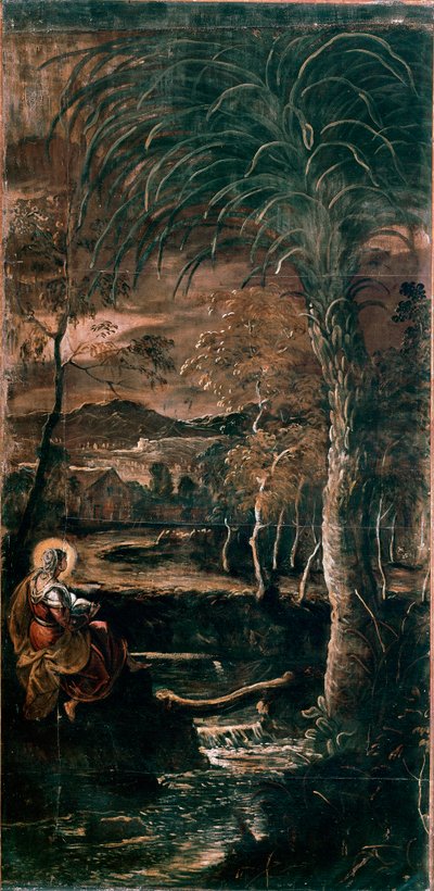 Tintoretto vagy Tintoret (Jacopo Robusti) Szent Mária egyiptomi festménye (1518-1594) 1583-1587 Scuola di san Rocco, Velence alkotó: Domenico Robusti Tintoretto