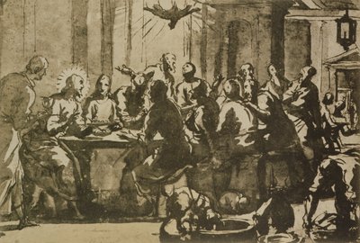 Az utolsó vacsora alkotó: Domenico Robusti Tintoretto
