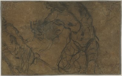 Két mozgásban lévő férfialak (fordítva) alkotó: Domenico Tintoretto