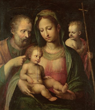 A Szent Család Szent Jánossal alkotó: Domenico di Pace Beccafumi  