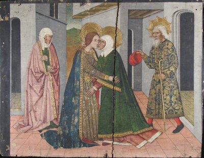Látogatópanel Szent János Retable-tól, 15. század. alkotó: Domingo Ram