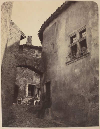 Kilátás egy falura, 1850-es évek vége. alkotó: Domini