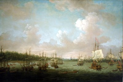 Hétéves háború (1756-1763): Havanna (Kuba) elfoglalása 1762-ben, az ágyúk és a tartalékok partraszállása június 30-án, miután Spanyolország 1761-ben belépett a konfliktusba, a brit kormány a tengerentúli spanyol birtokok ellen összpontosította tengeri offe alkotó: Dominic Serres