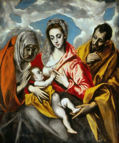 A Szent Család, 1595. alkotó: Dominico El Greco