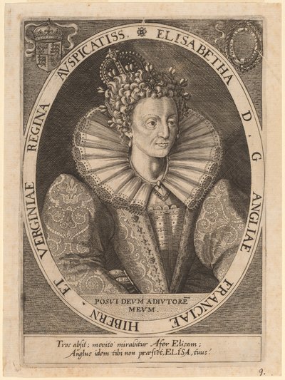 Elizabeth királynő alkotó: Dominicus Custos after Crispijn de Passe I