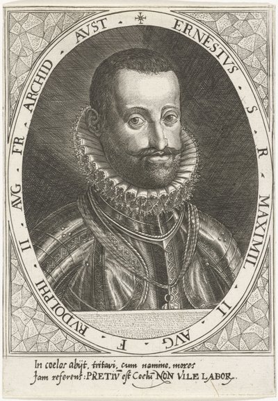 Ernest osztrák főherceg portréja 1553-1595, kb. 1595-1597 alkotó: Dominicus or Custodis Custos