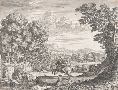 Bellerophon legyőzi a kimérát, 1668. alkotó: Dominique Barriere