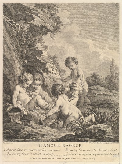 Gyermekúszás, kb. 1741 alkotó: Dominique Sornique
