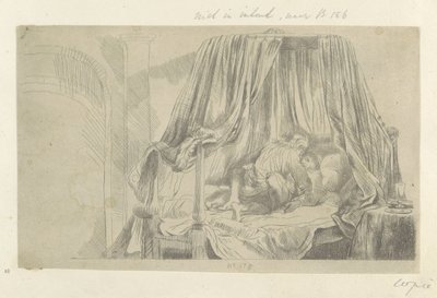 Ledikant Nyolcvanöt eredeti nyomat gyűjteménye (sorozat címe) alkotó: Dominique Vivant Denon (baron) (attributed to)