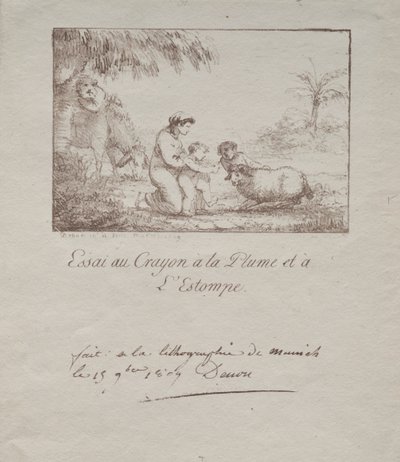Szent Család menekült Egyiptomba, 1809. alkotó: Dominique Vivant Denon