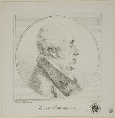 Profil Monsieur de Sommariva portréja alkotó: Dominique Vivant Denon