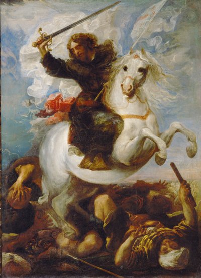 Szent Jakab győzelme a mórok felett (olaj, vászon) alkotó: Don Juan Carreno de Miranda