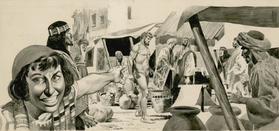 Ézsaiás meztelenül jár alkotó: Don Lawrence