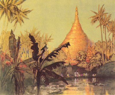 Rangoon (színes litográfia) alkotó: Donald (after) Maxwell