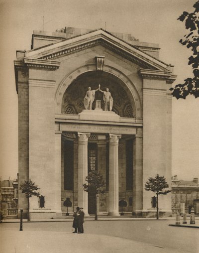 Bush House, Amerikai adalék a háború utáni Londonhoz, c1935. alkotó: Donald McLeish