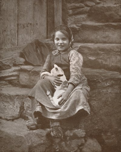 Két kis svájci falusi Hospenthalban, 1916 alkotó: Donald McLeish