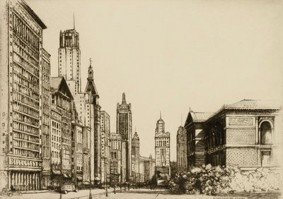 Chicago, Michigan Avenue no. 1 alkotó: Donald Shaw MacLaughlan