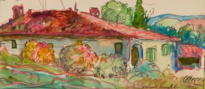 Farm Albi közelében alkotó: Donald Shaw MacLaughlan