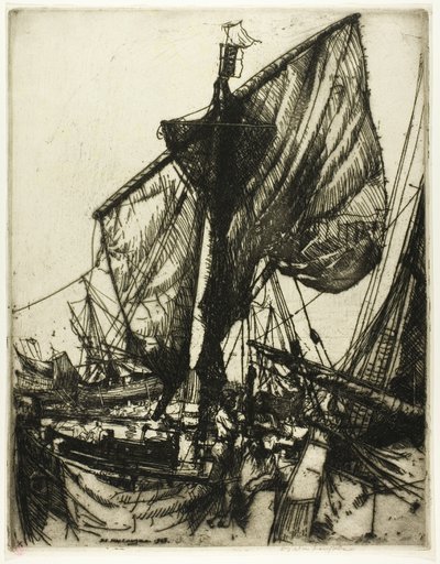 Chioggia halászai alkotó: Donald Shaw MacLaughlan