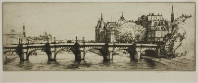 A Pont Neuf, Párizs alkotó: Donald Shaw MacLaughlan
