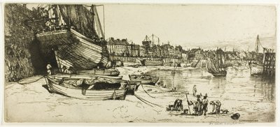 Boulogne-sur-Mer kikötője alkotó: Donald Shaw MacLaughlan