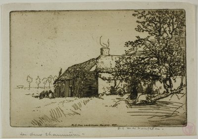 A két házikó alkotó: Donald Shaw MacLaughlan