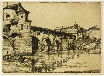 Ponte Ticino, Pavia alkotó: Donald Shaw MacLaughlan