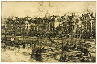 Quai des Grands Augustine, Párizs alkotó: Donald Shaw MacLaughlan