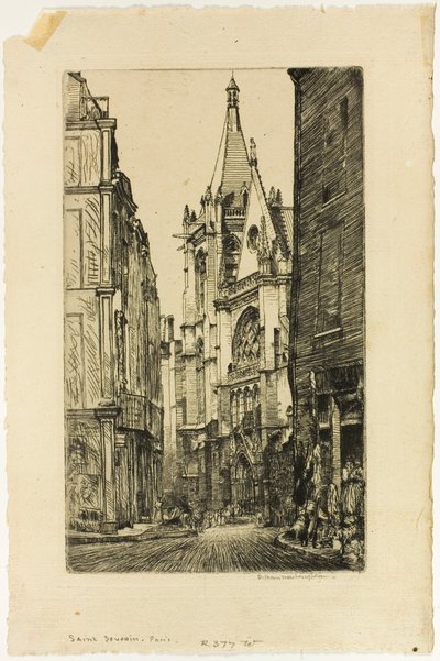 St. Séverin, Párizs alkotó: Donald Shaw MacLaughlan