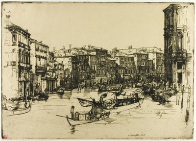 Piac, Velence alkotó: Donald Shaw MacLaughlan