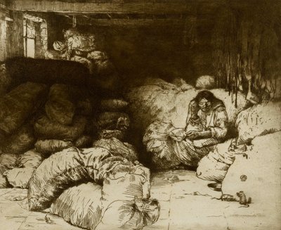 Az alvó rongyárus alkotó: Donald Shaw MacLaughlan