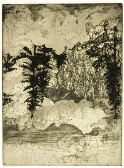 The Two Pines, Svájc alkotó: Donald Shaw MacLaughlan