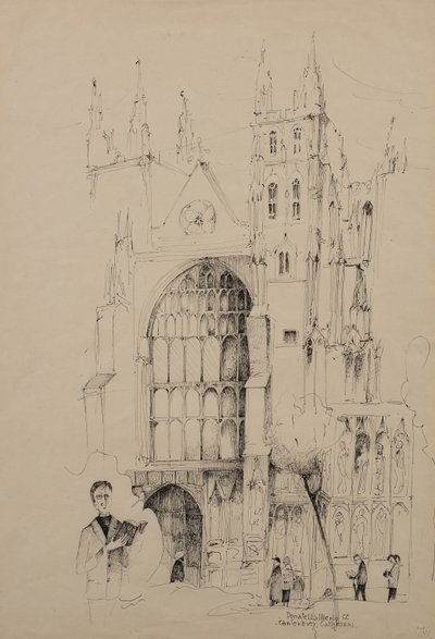 Canterbury katedrális alkotó: Donatella Merlo