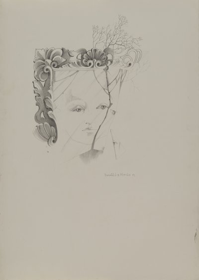 Portré a tükörben alkotó: Donatella Merlo