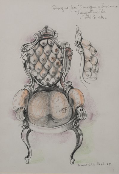 Tisztelet Savinionak, A sarok alkotó: Donatella Merlo