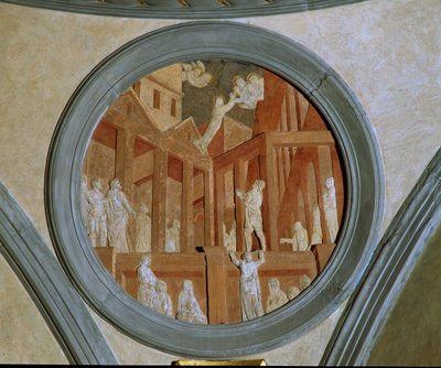 Szent János evangélista mennybemenetele alkotó: Donatello