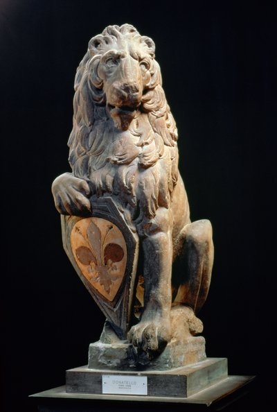 Heraldikai oroszlán, 1420 (márvány) alkotó: Donatello