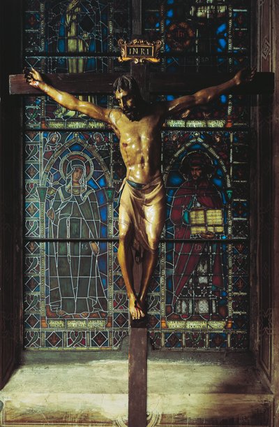 Olaszország, Firenze, Santa Croce templom, feszület alkotó: Donatello