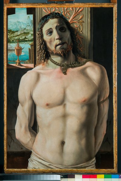 Krisztus az oszlopnál, 1487-90 alkotó: Donato Bramante