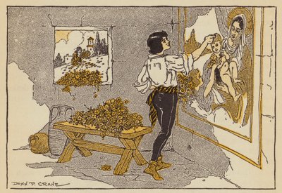 Az ifjú Tizian festmény (színes litó) alkotó: Donn P. Crane
