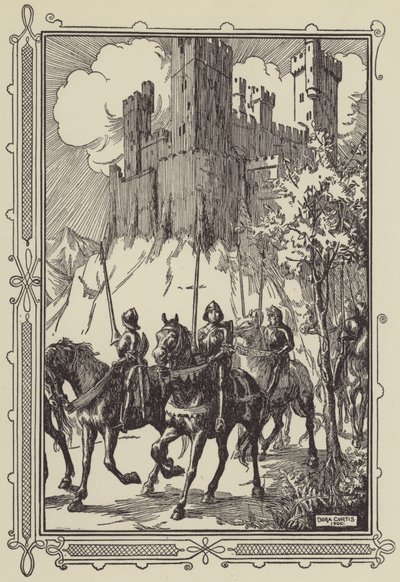 Sir Galahad az apátságban alkotó: Dora Curtis
